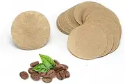 Replacement Unbleached Paper Coffee Filters Round Coffee Maker Filters Compatible with Aerobie Aeropress Coffee & Espresso Makers(100 Pack)