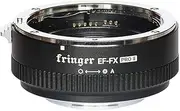 [Fringer] EF-FX PRO II Fuji Auto Focus Mount Adapter Built-in Electronic Aperture Automatic Compatible with Canon EOS EF Lens to Fujifilm X-Mount X-T3 X-T4 X-Pro3 X-T30II X-S10 XH2S XT30 X-T50 XE4 X-T5
