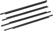 4Pcs/Set Window Outer Weatherstrip Side Door Glass Rubber Belt Moulding Trim Sealing Protector Compatible for Toyota Prius 2004-2009