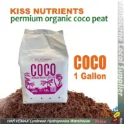 Kiss Nutrients Premium Organic COCO Peat Grow Medium 1 Gallon