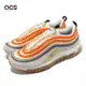 Nike 休閒鞋 Air Max 97 SE 男鞋 白 橘 藍 氣墊 反光 Frank Rudy DV2619-100