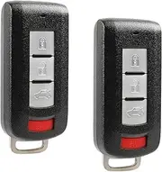 fits 2008-2016 Mitsubishi Outlander & Lancer Smart Key Fob Keyless Entry Remote (OUC644M-KEY-N) 2-Pack