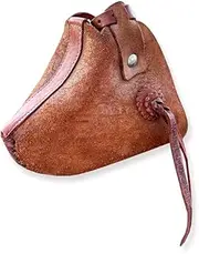 Western Saddle Tapaderos Stirrups Rough Out Leather Handmade Sold in Pair Set ME-WTS-043
