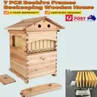 Auto Beehive Honey House Bee Boxes Bee Hive +7 Plastic Beekeeping Frames