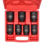 1/2 Inch Drive Deep Spindle Axle Nut Impact Socket Set, 1/2" Drive Deep Impact S