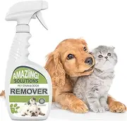 Amaziing Solutions Pet Odor Eliminator and Stain Remover Carpet Cleaner for Dog Urine and Cat Pee Professional Strength Enzymatic Solution Natural Enzymes for Carpet and Hardwood Floors (32oz)