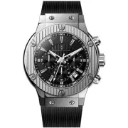 Christian Van Sant Men's Watch Monarchy Quartz Black Dial Rubber Strap CV8140