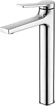 WELS Tall Basin Mixer Tap Bathroom Sink Vanity Faucet Hot & Cold Water Tap Watermark Solid Brass(Chrome)