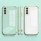 Electroplated Plating Square Frame Phone Case For Samsung A04 A03 A02S M33 M30S