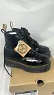 Dr Martens Vegan Sinclair Women's Front Zip Platform Boot In Black Size US 7