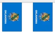 OKLAHOMA U.S. STATE BUNTING 9 metres 30 flags Polyester flag
