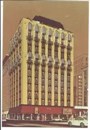 The Raphael Hotel, San Francisco, California Postcard, Geary St. Union Square