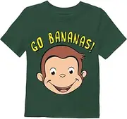 [Curious George] Men's Toddler Boys Monkey Business Short Sleeve T-Shirt