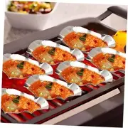 24pcs 304 Stainless Steel Oyster Shells, Oyster Grilling Shells for Cooking