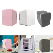 Mini Fridge Compact Refrigerator Adjustable Temperature Makeup Fridge Portable