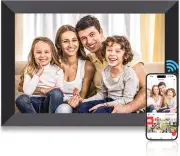Ciowain 10.1 Inch Digital Photo Frame, WiFi, 1280 x 800 HD Touch Screen