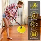 Pressure Washer Brush with Handle Rotary Surface Cleaner 9.4×27.6 Inch GoGVU