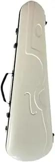 Generic Violin Case with Carbon Fiber Exterior, White
