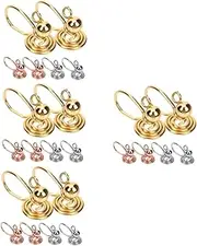 [CONGARTENO] Keloids Pressure Earrings 24 Pcs Earrings Pressure Earrings Clip on Earrings Exquisite Workmanship Earrings Spiral Earrings Studs Stainless Cuff Earrings for Women Ear for Women Non Piercing