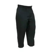 Mercer Culinary Genesis Unisex Black Chefs Pants w/ Elastic Waist - XXL