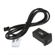 RCD310 RNS315 Car Socket AUX Cable for VW1 MK6 MK5