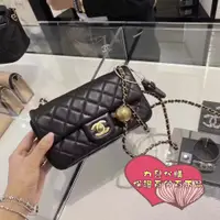 在飛比找蝦皮購物優惠-精品 爆款 CHANEL 香奈兒 金球CF 20cm 鏈帶包