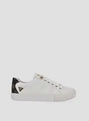 GUESS Women's Lite It Sneakers in White Size: 8