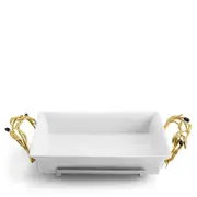 Michael Aram Olive Branch 2 Qt. Casserole Dish