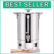 50-Cup Capacity Stainless Steel Percolator Coffee Maker for Catering Excellence