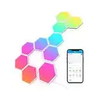 Govee Glide Hexa Light Panels, RGBIC LED Hexagon Wall Lights, Wi-Fi Smart Hom...