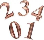 KALLORY 1Bag Creative Door Address Number Stickers Number for Hotels Offices and Mailboxes Easy to Install Durable Signage