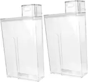 2Pcs Lotion Detergent Multipurpose Sub Bucket Laundry Powder Holder Sub Bottle L