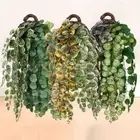 Multicolor Artificial Plant Leaves Green Hanging Vine Plant Wedding