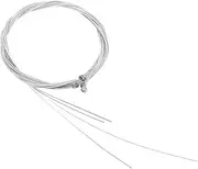 Abaodam 6pcs Silver Plated Guitar Strings Set Light Acoustic Classic Guitar Strings for Reliable Performance Durable Music Instrument Accessories