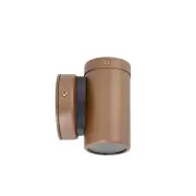 Outdoor Wall Mounted Low Glare GU10 Downlight - 54mm Aged Copper