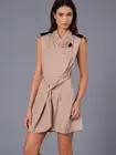 Brave + True Dress AUS S/10 US6 Mini NEW Ballet Pink Biker Lapel