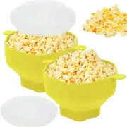 Microwaveable Silicone Popcorn Popper Collapsible Microwave Popcorn Maker Bowl