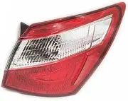 TDTAPN LED Tail Light Compatible for Nissan Qashqai 2008-2015 EU Version Rear Brake Light Turn Signal Fog Lamp(Outside Right)