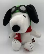 Peanuts Aviator 9" Snoopy Merry Christmas Musical Plush Plays Linus & Lucy 2015