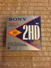 Sealed Sony MFD-2HD Formatted 3.5" Diskettes 10 Pack Floppy Disks HD IBM