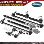 8x Front and Rear Side Stabilizer Bar Link & Tie Rod End for Nissan Quest 04-09 (for: Nissan)