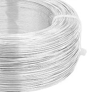 984 Feet 20 Gauge Silver Aluminum Wire Bendable Metal Sculpting Wire for Beading Jewelry Making Garden Supply
