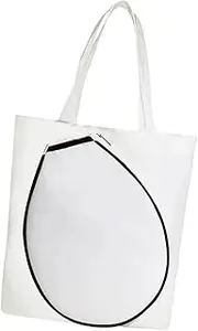 Aymzbd Tennis Racket Bag Canvas Shoulder Bag Sport Handbag for Professional or Beginner Tennis Men Women