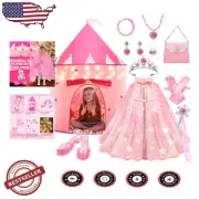 Magical 15-Piece Princess Castle Tent with Accessories & Glow in the Dark Stars