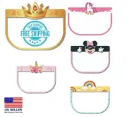 Safety Full Face Shield Kids Reusable Washable Protection Cover Face Mask Packs