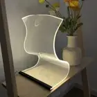 Modern Curved Desk LED Lamp High Sense Ambiance Light European Style Table Lamp