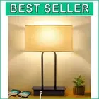 Versatile Dimmable Touch Lamp with USB Ports: Ideal for Bedroom & Living Room