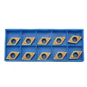 10Pcs DCMT11T308 DCMT32.51 Inserts Blades For Machining Steel CNC Milling Cutter