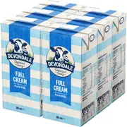 Devondale 100% Pure Full Cream Long Life Milk UHT 200mL x 6 pack
