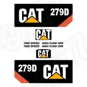 279D CAT Decals Stickers Skid Steer Set Kit - FREE SHIPPING